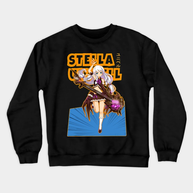 SoulCrystal Chronicles Stella's Quest - Game T-Shirt Crewneck Sweatshirt by anyone heart